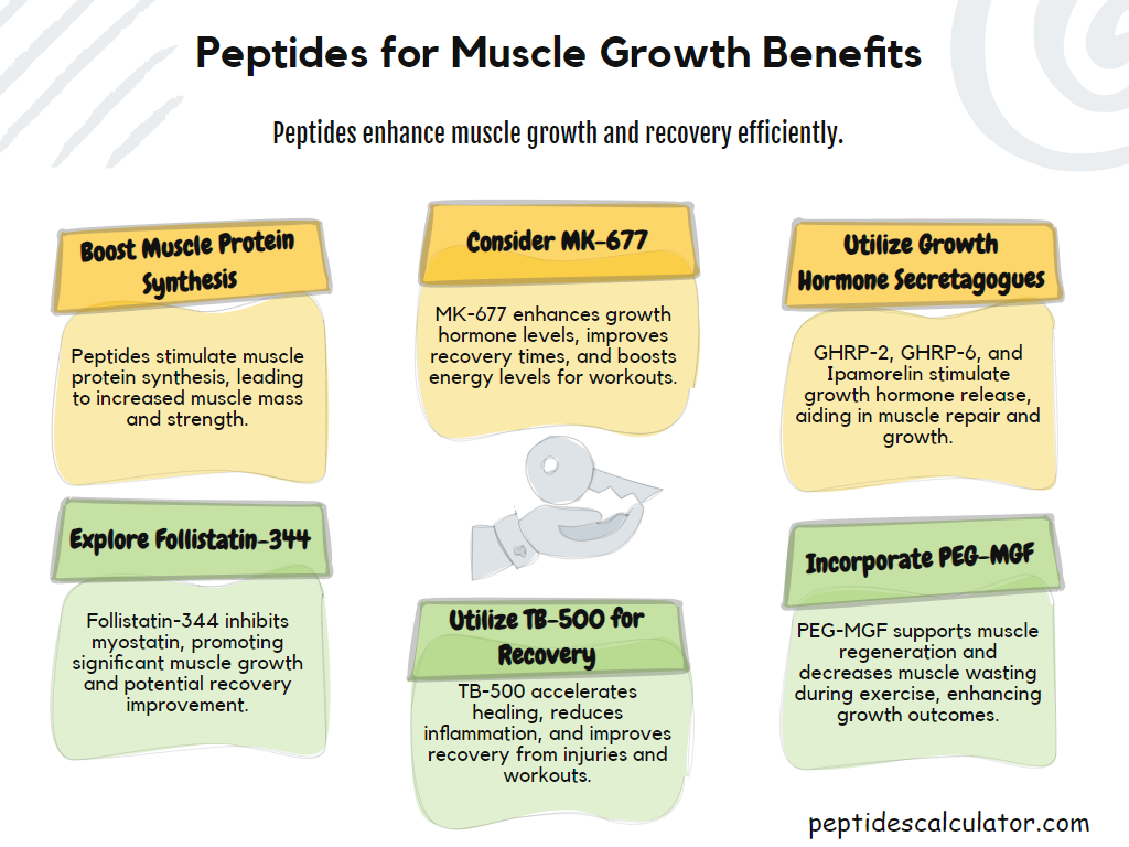 Peptides for Muscle Growth and Workout Recovery