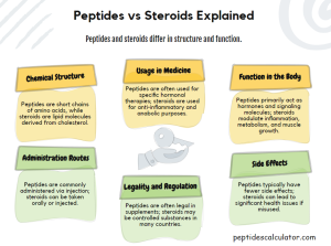 What Is the Difference Between Peptides and Steroids